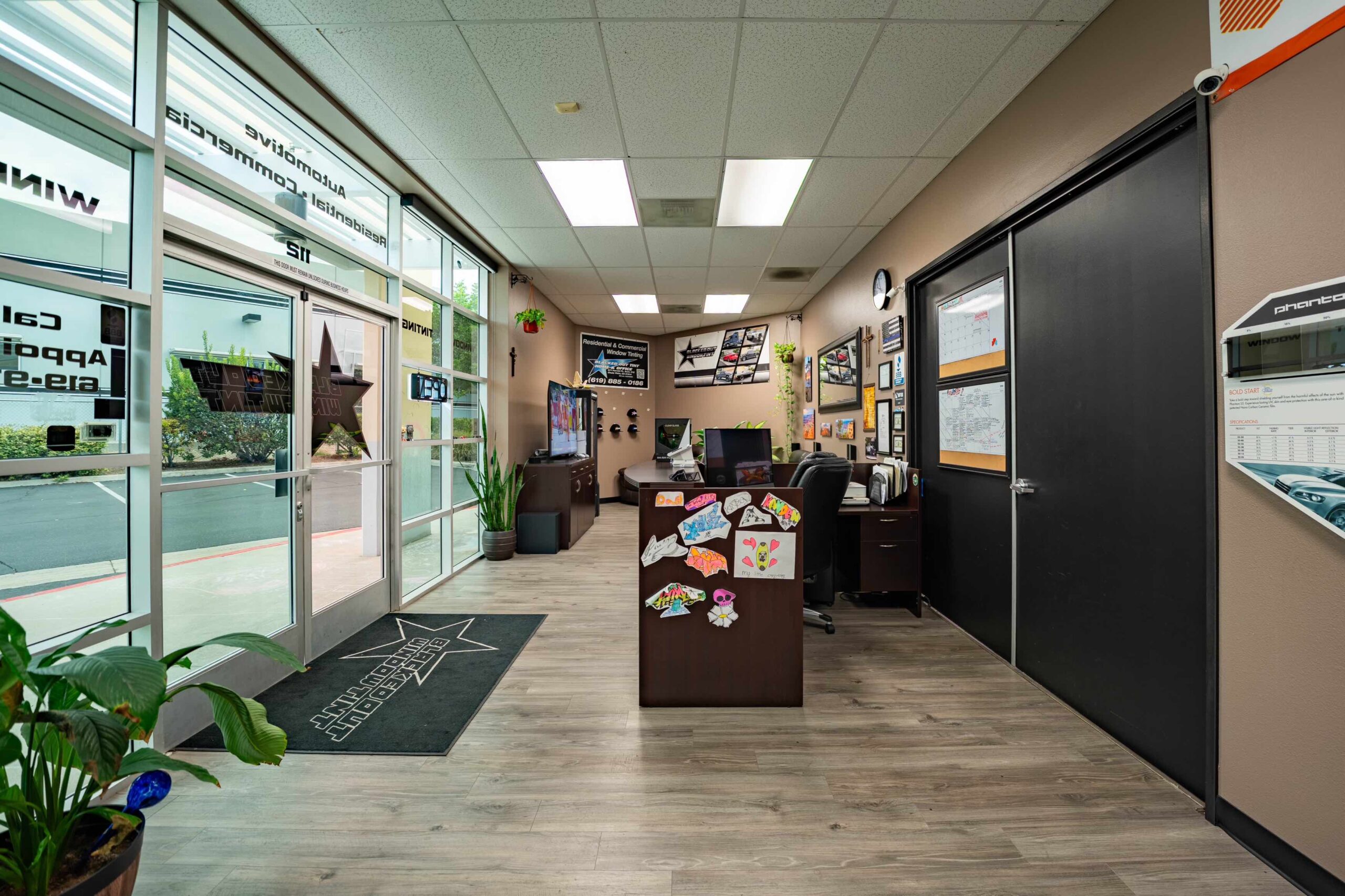 Blacked Out Window Tint Chula Vista Office